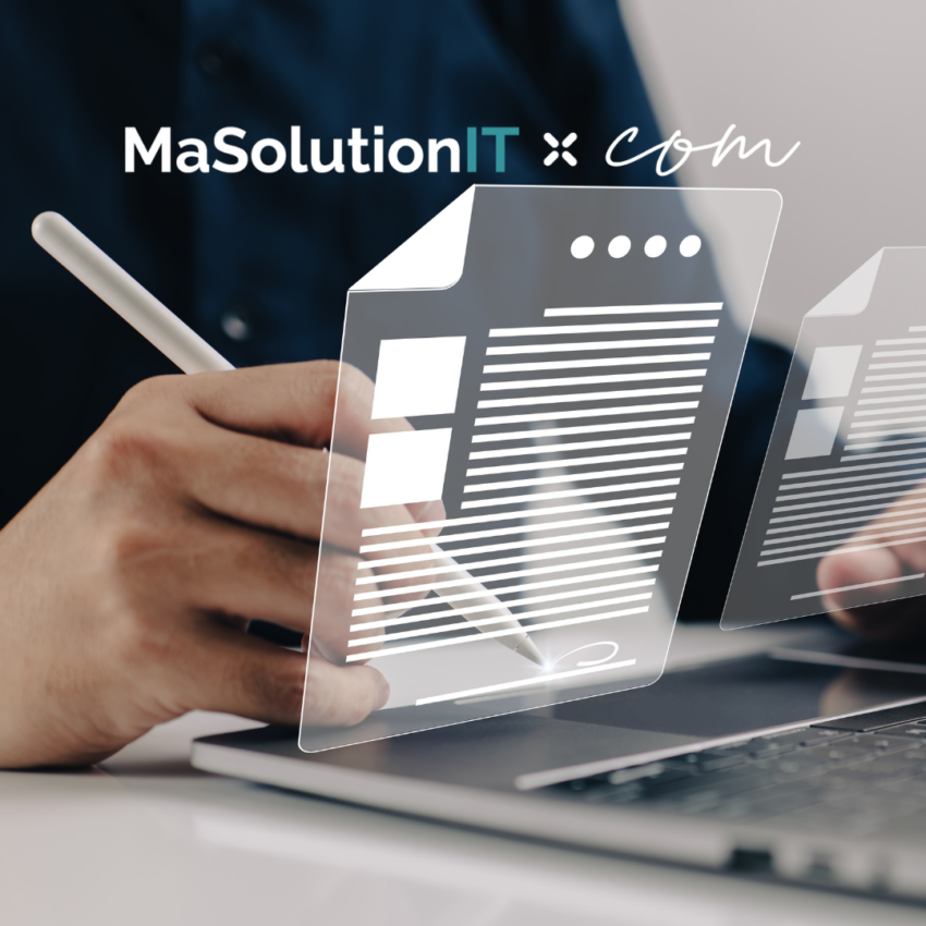 TEMPLATE LINKEDIN 2024 MSIT cdc Cahier des charges IT