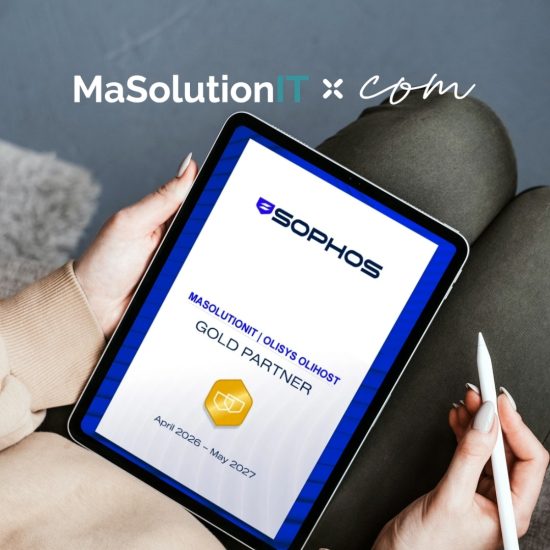 MASOLUTIONIT SOPHOS GOLD PARTENAIRE ENTREPRISE 2026