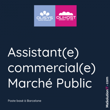 Job à pourvoir Assistant(e) commercial(e) marché public